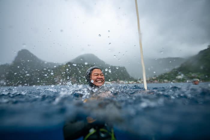 Naura celebrates a new National Record for Thailand (photo by Daan Verhoeven)