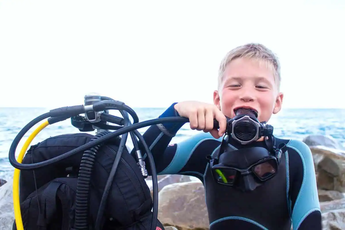 Scuba Diving with Kids can be fun for both children and parents